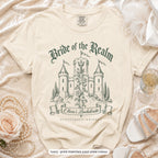Ivory Bride & Ladies Of The Realm bride t-shirt, print matches your crew colour
