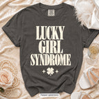 Pepper Lucky Bride & Lucky Girl Syndrome bachelorette crew t-shirt, print in ivory