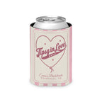 Tipsy In Love striped can cooler, Blossom