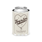 Tipsy In Love striped can cooler, Bride