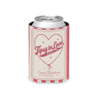 Tipsy In Love striped can cooler, Watermelon