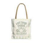 Last Toast On The Coast striped tote bag, Bay stripes