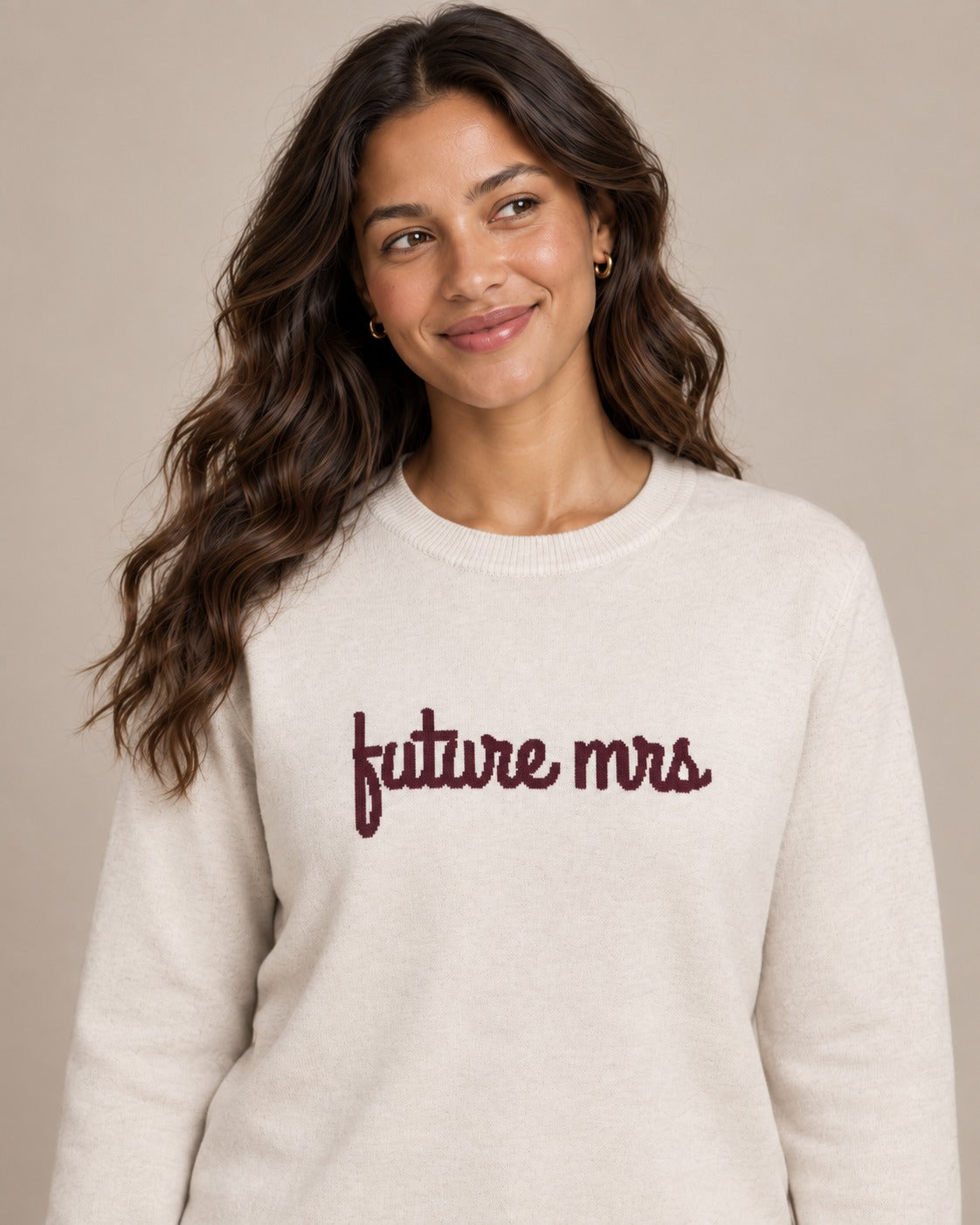Future Mrs knitted sweater