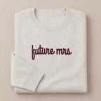 Future Mrs knitted sweater