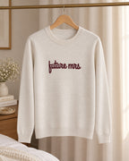 Future Mrs knitted sweater