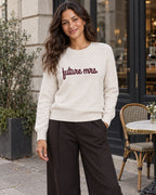 Future Mrs knitted sweater