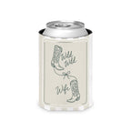 Wild Wild Wife striped can cooler, Bride