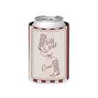 Wild Wild Wife striped can cooler, Chili