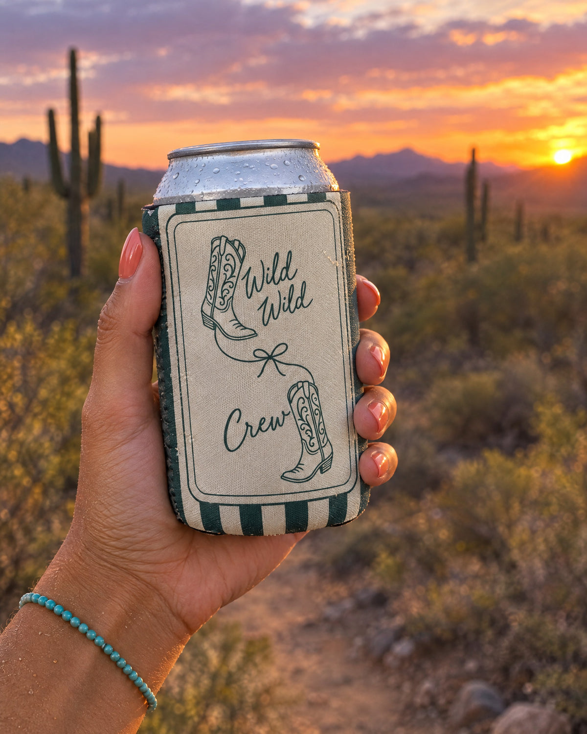 Wild Wild Wife can coolers on a bachelorette trip with the crew