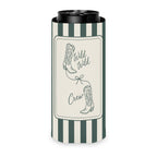 Wild Wild Wife slim can cooler for tall seltzer cans, Blue Spruce