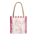 Wild Wild Wife striped tote bag, Crunchberry