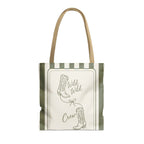 Wild Wild Wife striped tote bag, Moss