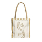 Wild Wild Wife striped tote bag, Mustard