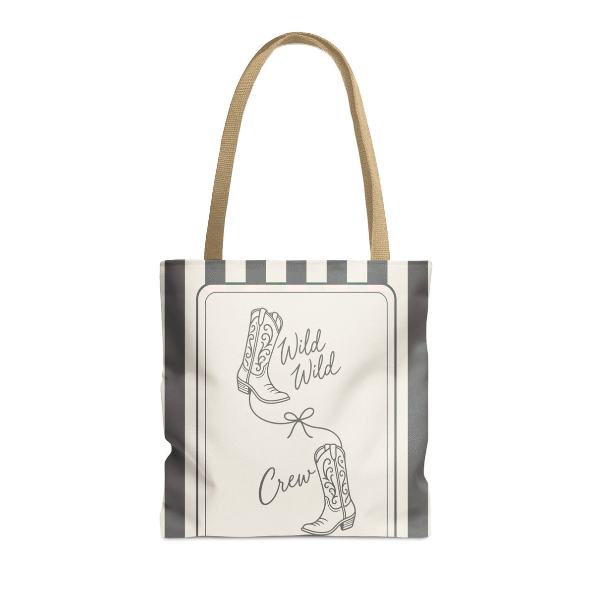 Wild Wild Wife striped tote bag, Pepper