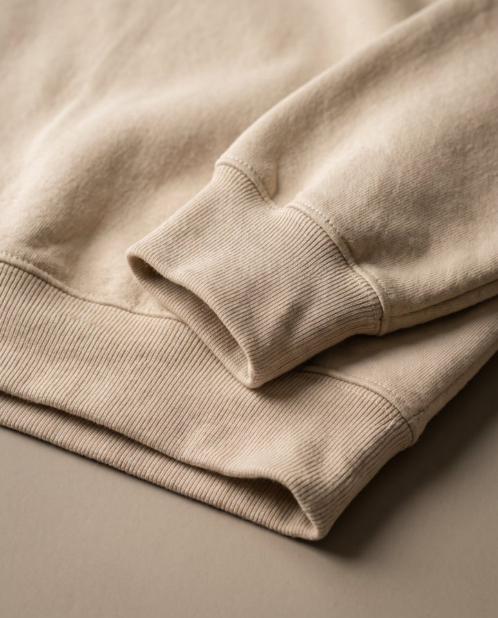 Ribbed Cuffs and Hem